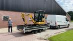 Minikraan met machinist te huur of tuinaanleg