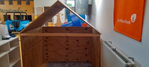 Houten speelhuis, Kinderen en Baby's, Speelgoed | Buiten | Speelhuisjes, Zo goed als nieuw, Hout, Ophalen