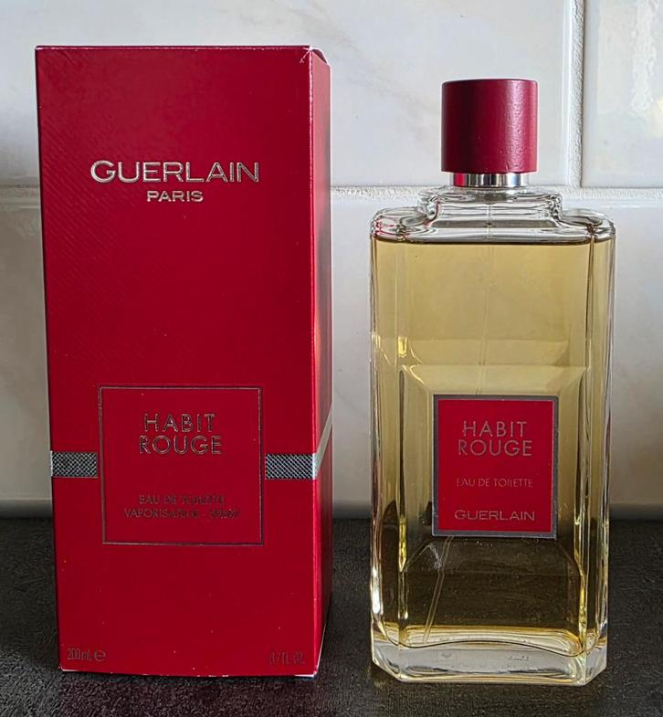 Guerlain Habit Rouge EdT 200ml, Sieraden, Tassen en Uiterlijk, Uiterlijk | Parfum, Zo goed als nieuw, Verzenden