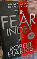 Robert Harris the fear index hardcover gesigneerd 1e druk, Europa overig, Nieuw, Ophalen of Verzenden, Robert Harris