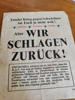 vlugschrift wir schlagen zurück pamflet, Ophalen of Verzenden, Overige soorten, Nederland, Boek of Tijdschrift