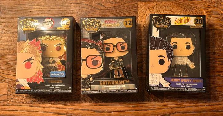 Funko pop pins, Verzamelen, Poppetjes en Figuurtjes, Zo goed als nieuw, Ophalen of Verzenden