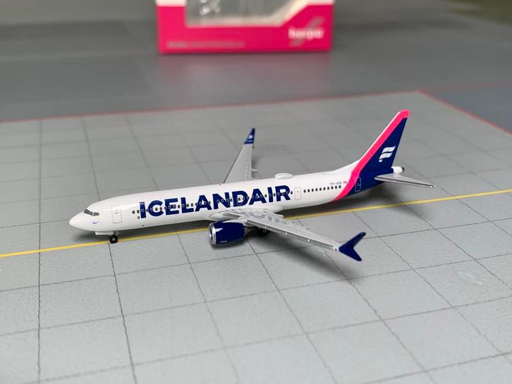 Icelandair Boeing 737 MAX 9 Herpa Wings schaal 1:500, Verzamelen, Luchtvaart en Vliegtuigspotten, Nieuw, Schaalmodel, Ophalen of Verzenden