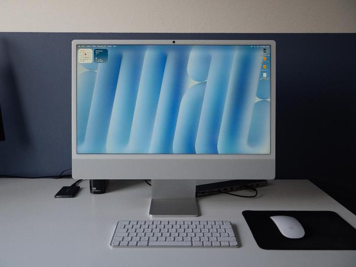 iMac 24 inch - M4 - 32 GB - 1 TB - (garantie tot april '26), Computers en Software, Apple Desktops, Zo goed als nieuw, iMac, SSD