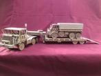 NIEUW SALE NIEUW DAF YT 616 met oplegger en DAF YA 328, Ophalen of Verzenden, Landmacht, Nederland, Miniatuur of Beeldje