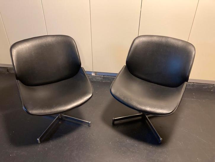 2 Artifort Exquis Fauteuils Geoffrey Harcourt., Huis en Inrichting, Fauteuils, Zo goed als nieuw, 50 tot 75 cm, Minder dan 75 cm