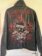 Nieuw leren jack Ed Hardy limited edition uit USA  mt XL, Kleding | Heren, Verzenden, Zwart, Ed Hardy, Maat 56/58 (XL)