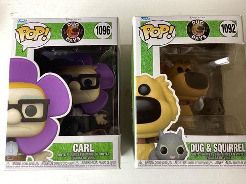 2 Funko Pops Dug Days (Pixar), Verzamelen, Poppetjes en Figuurtjes, Nieuw, Verzenden