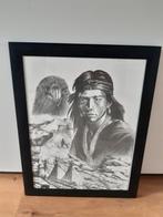 Poster Indiaan:, Huis en Inrichting, Woonaccessoires | Lijsten, Ophalen of Verzenden, Zo goed als nieuw, Minder dan 50 cm, Minder dan 50 cm
