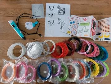 3d pen, zeer complete set! Heel veel filement beschikbaar voor biedingen