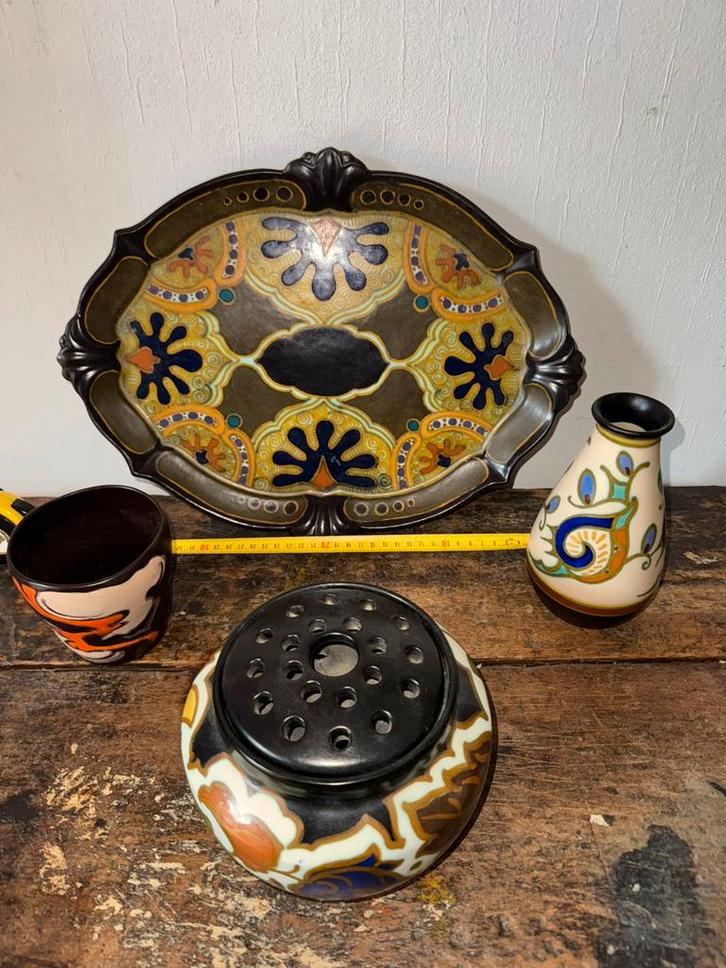 Divers oud antiek aardewerk/ plateel, Antiek en Kunst, Antiek | Keramiek en Aardewerk, Ophalen of Verzenden
