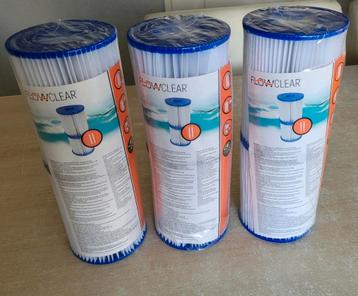 Bestway 6x zwembad filters type 2 beschikbaar voor biedingen