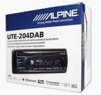 Alpine UTE-204DAB BT/USB/DAB+ Headunit / Autoradio, ., ALPINE, Nieuw, Ophalen of Verzenden
