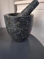 Zware hoge granieten vijzel met stamper Inno Cuisinno, Ophalen of Verzenden, Zo goed als nieuw