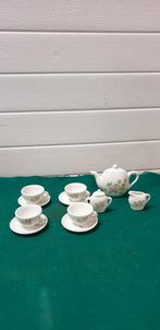 mini servies, rozen, met bladeren, Ophalen of Verzenden