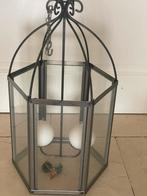 Smeedijzeren hanglamp op kaarsen, Overige materialen, Zwart, Nieuw, Ophalen of Verzenden