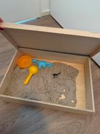 Kinetic sand met houten bak speel zand, Verzenden, Nieuw, Overige typen