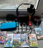 Nintendo switch console met games en accessoires, Ophalen, Met games, Zo goed als nieuw, Switch Original
