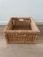 Rotan mand van Ikea 33x35x17, Overige materialen, Gebruikt, Mand, Ophalen of Verzenden