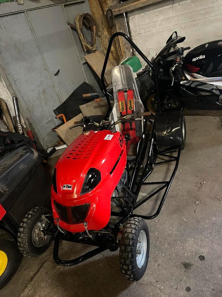 Race Zitmaaier ktm 525, Tuin en Terras, Zitmaaiers, Zo goed als nieuw, Minder dan 90 cm, Versnellingen, Ophalen