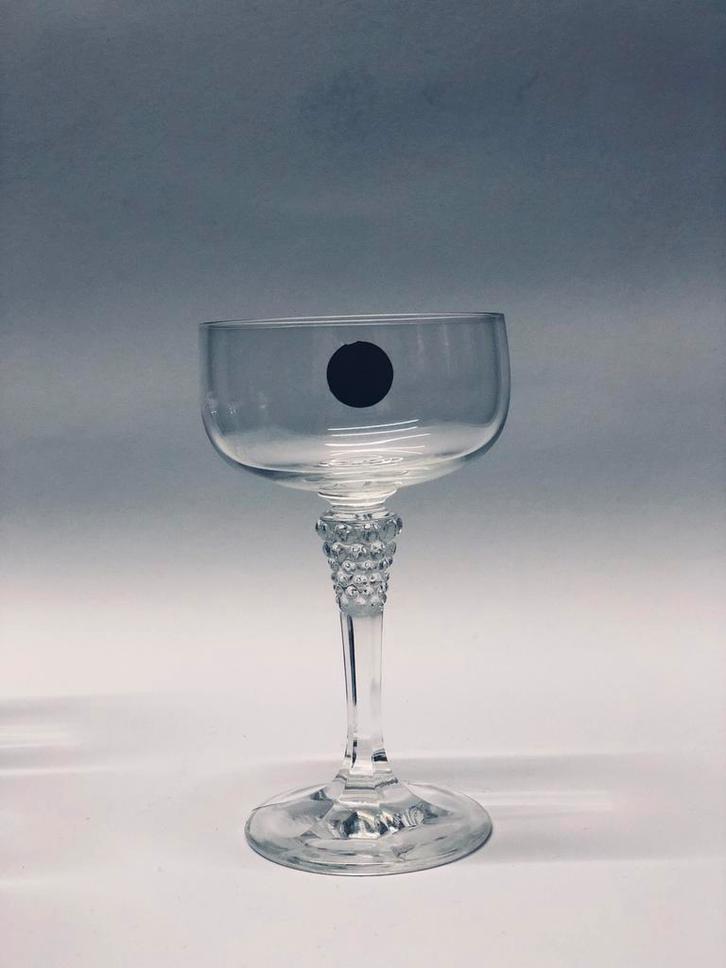 vintage kristallen Zwiesel Solitair glazen. Champagne coupe., Antiek en Kunst, Antiek | Glas en Kristal, Ophalen of Verzenden