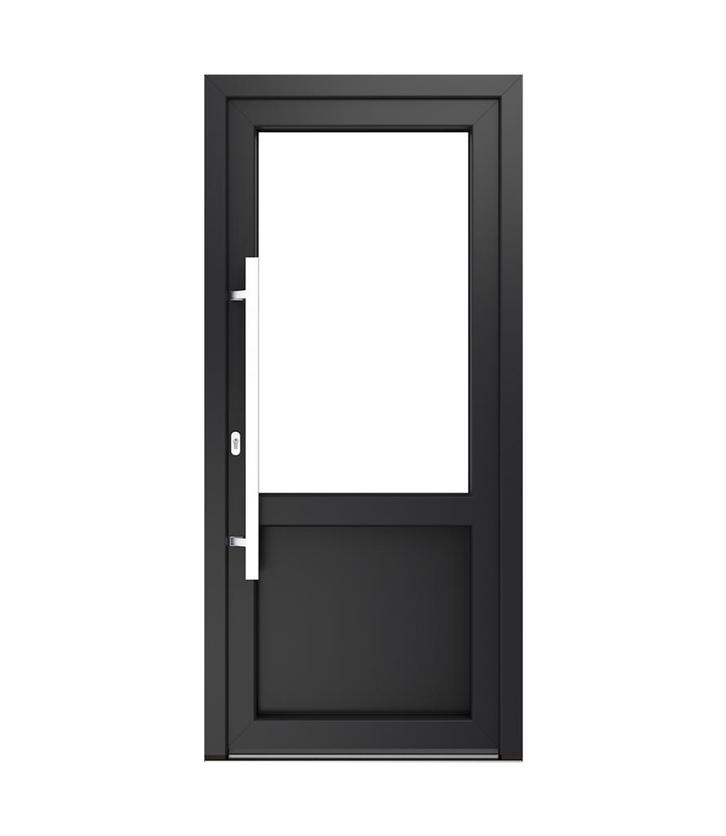 Kunststof | Voordeur - Type 1 | Op Maat | Kleur En Formaat N, Doe-het-zelf en Verbouw, Deuren en Horren, Nieuw, Buitendeur, Kunststof