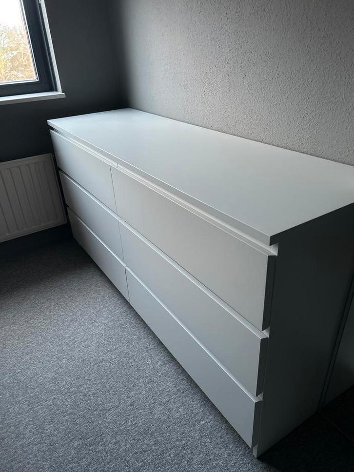 Ikea Malm Kast met 6 Laden, Huis en Inrichting, Kasten | Ladekasten, Zo goed als nieuw, 100 tot 150 cm, 50 tot 100 cm, 25 tot 50 cm