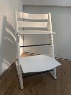 Stokke Tripp Trapp meegroeistoel wit, Ophalen, Gebruikt, Meegroeistoel