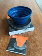 Opvouwbaar opgietkoffiefilter voor op reis en op de camping,, Gemalen koffie, Ophalen of Verzenden, 4 tot 10 kopjes, Koffiemachine