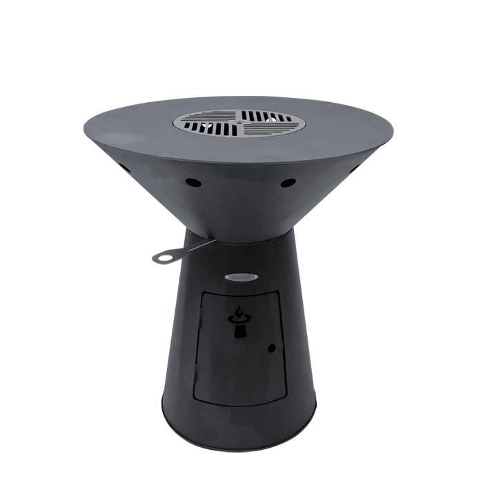 Remundi BBQ / Plancha vuurschaal xxl zwart als nieuw bieden, Tuin en Terras, Houtskoolbarbecues, Zo goed als nieuw, Ophalen of Verzenden