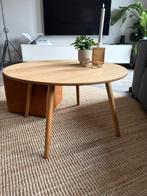 Ronde salon tafel met 4 poten, Huis en Inrichting, Tafels | Salontafels, Ophalen, Gebruikt, 50 tot 100 cm, Minder dan 50 cm