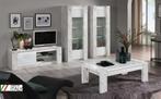 Woonkamer Victoria hoogglans wit marmer Aanbieding-Led grati, Huis en Inrichting, Nieuw, Ophalen of Verzenden, Glas, Minder dan 100 cm