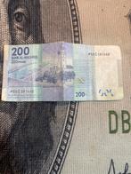 Marokkaans Bankbiljet - 200 Dirham, Verzamelen, Overige Verzamelen, Ophalen of Verzenden, Gebruikt