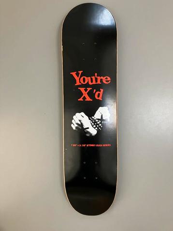 Skateboard deck punk hardcore straight edge beschikbaar voor biedingen