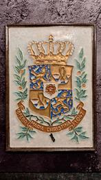 Cloisonne Tegel Porceleyne fles, 18 febr Maria Cristina 1947, Ophalen of Verzenden