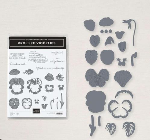 Stampin' Up! bundel Vrolijke Viooltjes NL, Hobby en Vrije tijd, Kaarten | Zelf maken, Zo goed als nieuw, Overige typen, Natuur