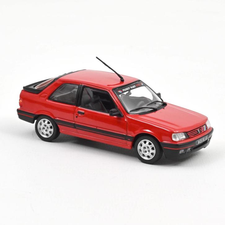 Peugeot 309 GTi 1987 PTS Rood Schaal 1/43 NOREV ref: 473991, Hobby en Vrije tijd, Modelauto's | 1:43, Nieuw, Auto, Norev, Verzenden