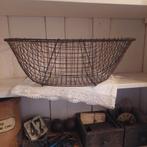 Oude brocante plukmand, Huis en Inrichting, Ophalen of Verzenden, Gebruikt, Rond, Riet