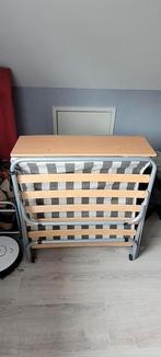Opklapbed 1 persoons, Huis en Inrichting, Slaapkamer | Bedden, Eenpersoons, Zo goed als nieuw, Metaal, 190 cm of minder