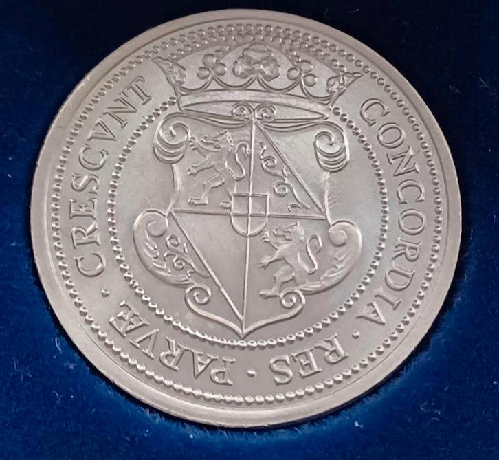 Unie van Utrecht - 1 Unie Daalder 1979 - in origineel doosje, Postzegels en Munten, Penningen en Medailles, Overige materialen