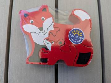 *NIEUW*  puzzel van hout van een VOS beschikbaar voor biedingen
