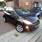 Ford Ka 1.2 51KW 2010 Zwart airc  Gr beurt en distr riem!, Voorwielaandrijving, Stof, Metallic lak, 4 cilinders