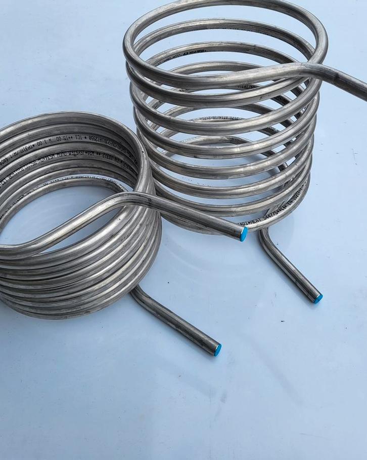 Rvs warmtewisselaar spiralen rvs 316 wisselaar, Tuin en Terras, Zwembad-toebehoren, Nieuw, Verwarming, Ophalen of Verzenden