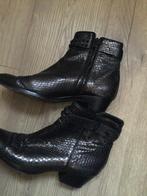 VIVIAN RAY korte “cowboy”laarsjes dierenprint mt 40 hak 4,5, Bruin, Lage of Enkellaarzen, Ophalen of Verzenden, Gedragen