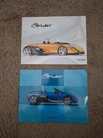 2x autofolder Renault Spider, Verzenden, Zo goed als nieuw, Renault