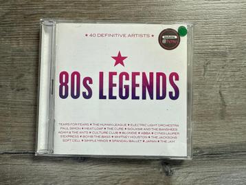 2 cd 80's Eighties Legends beschikbaar voor biedingen