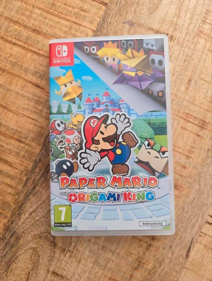 Paper Mario: The Origami King - Nintendo Switch, Spelcomputers en Games, Games | Nintendo Switch, Zo goed als nieuw, Avontuur en Actie