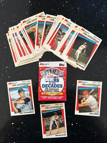 Baseball cards 25th anniversary 1962 1987 Kmart beschikbaar voor biedingen