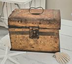 Oud shabby beschuitblik, Antiek en Kunst, Curiosa en Brocante, Ophalen of Verzenden