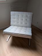Barcelona Chair wit ecru, Ophalen, Gebruikt, 90 cm, Eenpersoons